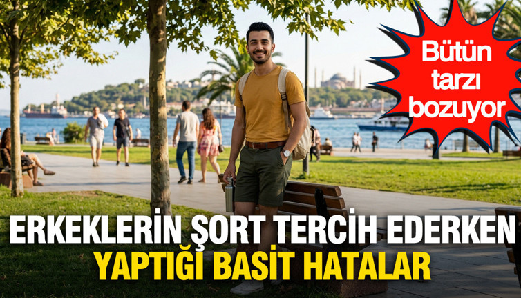 Erkeklerin şort tercih ederken yaptığı basit hatalar: Bütün tarzı bozuyor