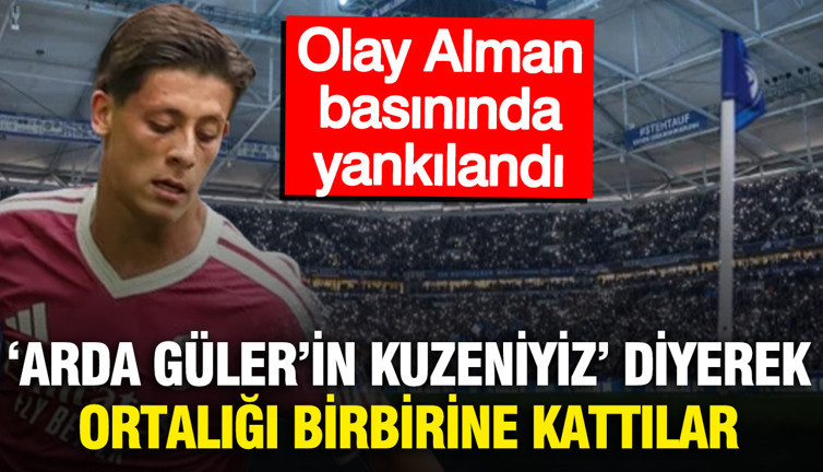 Arda Güler'in kuzeni olduklarını iddia eden 3 kişi Schalke stadını birbirine kattı