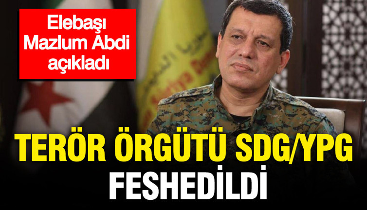 Terör örgütü SDG/YPG feshedildi: Elebaşı Mazlum Abdi açıkladı