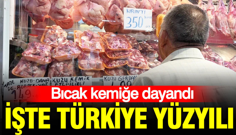 İşte Türkiye Yüzyılı: Emekliler eti çöpten yiyor