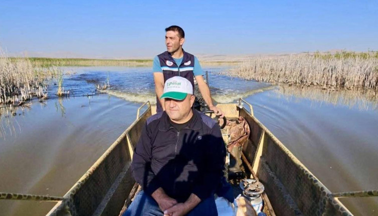 Afyonkarahisar Karamık Gölü'nde yasa dışı avcılığa karşı su ürünleri denetimi