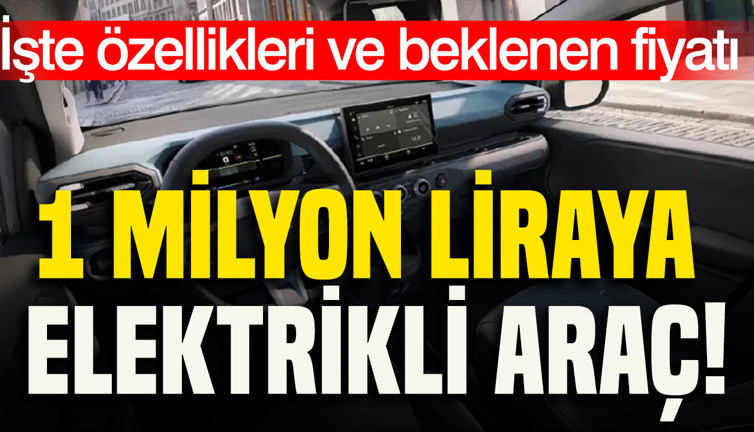 1 milyon liraya elektrikli araç: İşte özellikleri...