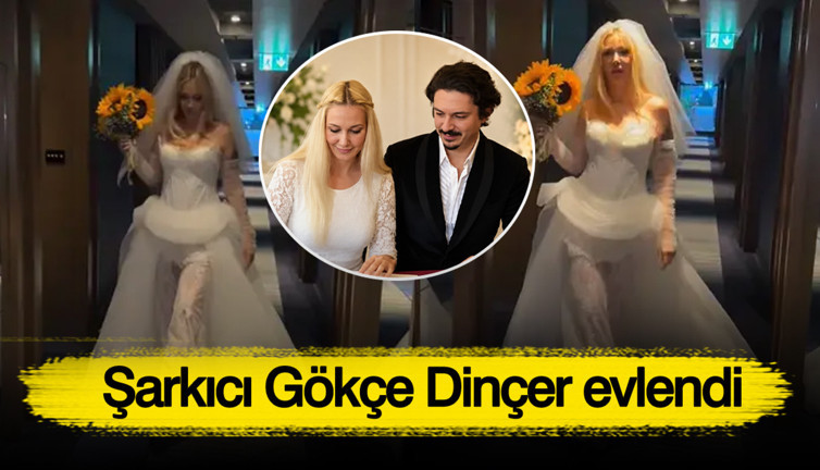 Şarkıcı Gökçe Dinçer evlendi