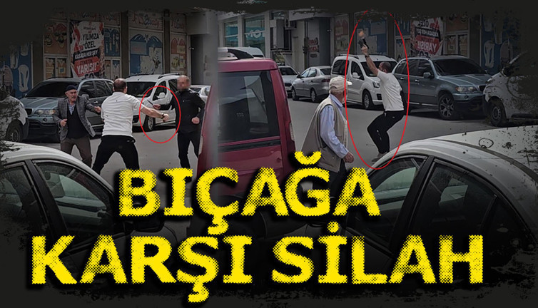 Sokak savaş alanına döndü: Bıçağa karşı silah: Erzurum'da dehşet anları