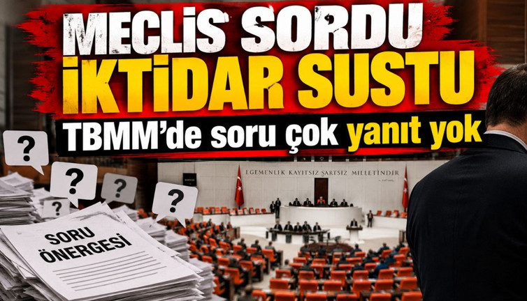 Meclis sordu, iktidar sustu: TBMM’de soru çok, yanıt yok