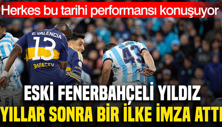 Eski Fenerbahçeli yıldızın tarihi performansı futbol dünyasını salladı