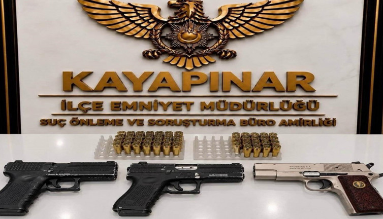 Ruhsatsız silah ve dolandırıcılık operasyonu