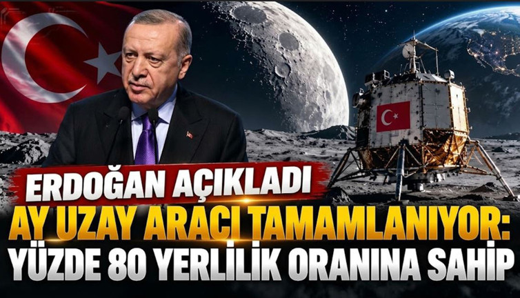 Erdoğan açıkladı: Ay uzay aracı tamamlanıyor