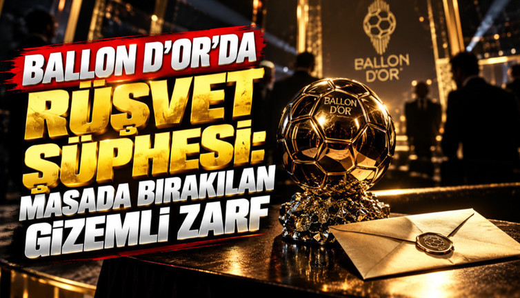 Ballon d'Or'da rüşvet şüphesi: Masada bırakılan gizemli zarf