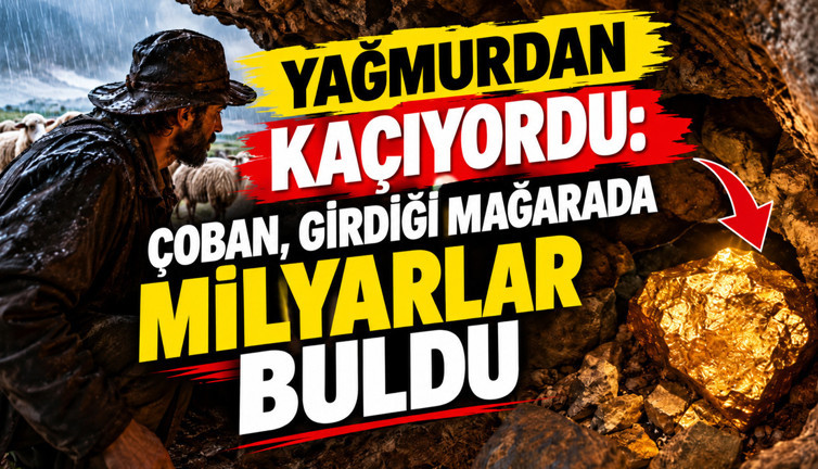 Yağmurdan kaçıyordu: Çoban, girdiği mağarada milyarlar buldu