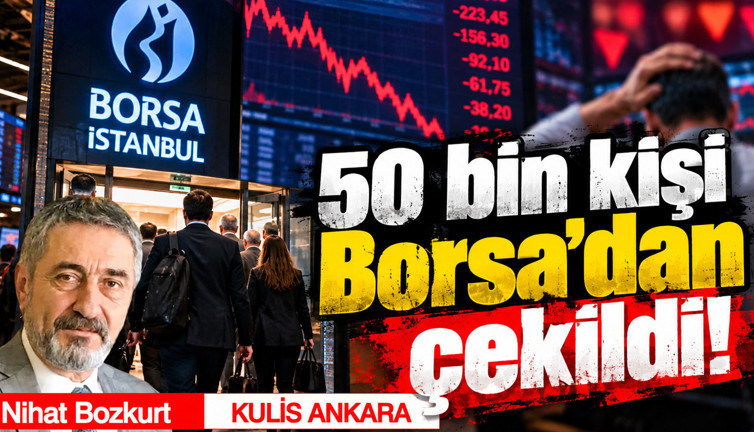 50 bin kişi Borsa’dan çekildi
