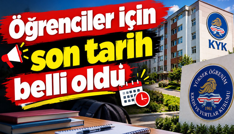 Bakan Osman Aşkın Bak duyurdu: KYK başvuruları başladı