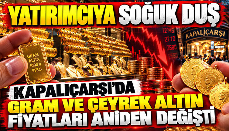 Kapalıçarşı'da akşam altın fiyatları değişti: Gram altın, çeyrek altın kaç TL? (12 Ekim)