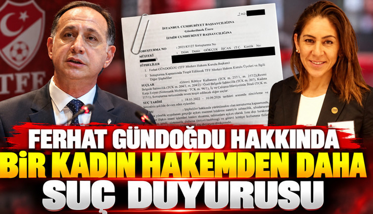 Ferhat Gündoğdu hakkında bir kadın hakemden daha suç duyurusu