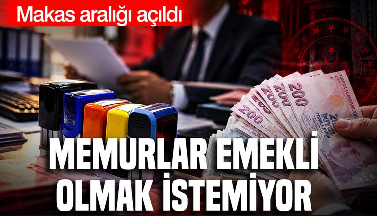 Makas aralığı açıldı: Memurlar emekli olmak istemiyor