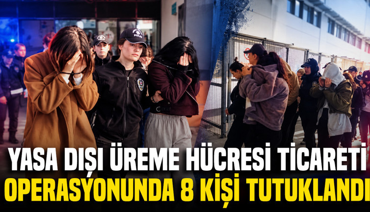 Yasa dışı üreme hücresi ticareti operasyonunda 8 kişi tutuklandı