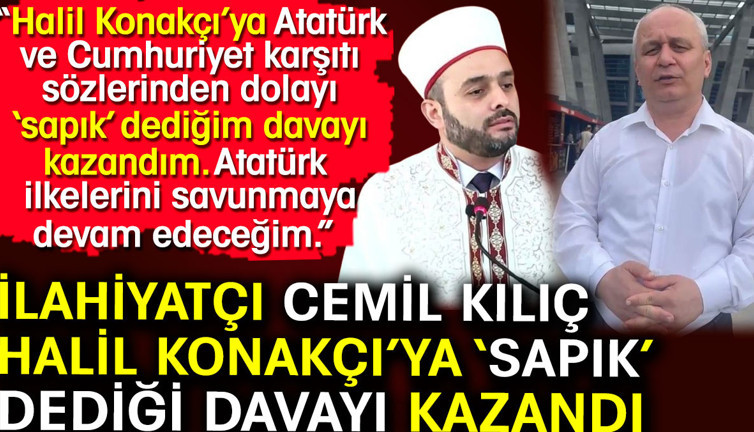 Cemil Kılıç Halil Konakçı’ya ‘sapık’ dediği davayı kazandı