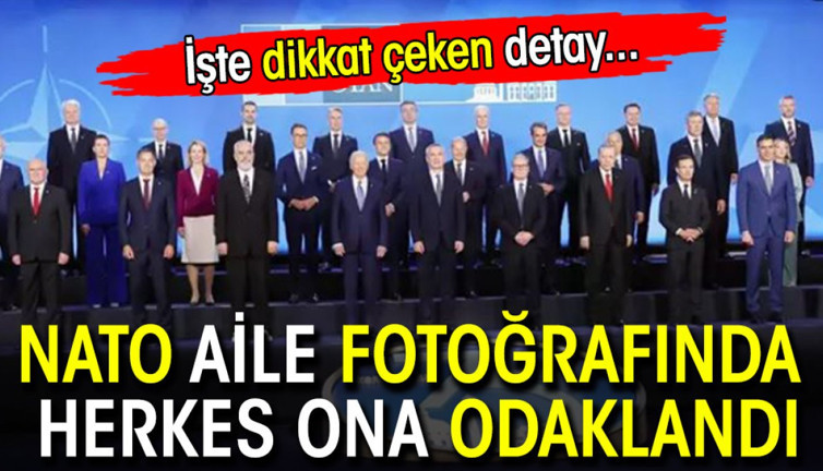 NATO aile fotoğrafında herkes ona odaklandı: İşte dikkat çeken detay...