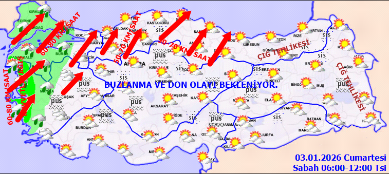 İstanbul dahil 24 kenti fırtına vuracak: Meteoroloji sarı kodla uyardı - Resim : 2