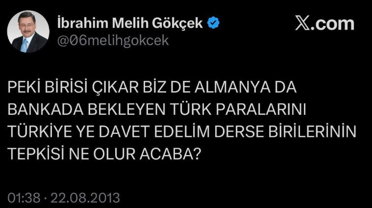 Zamanında 'FETÖ'cülerin mekanı' demişti: Gökçek'in Almanya sevdası nereden geliyor? - Resim : 3