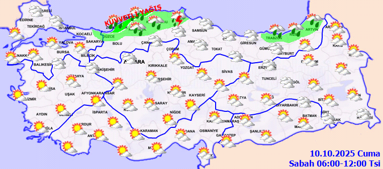 Meteoroloji’den 3 il uyarısı: Çok kuvvetli geliyor! İki bölge iki farklı sıcaklık... - Resim : 1