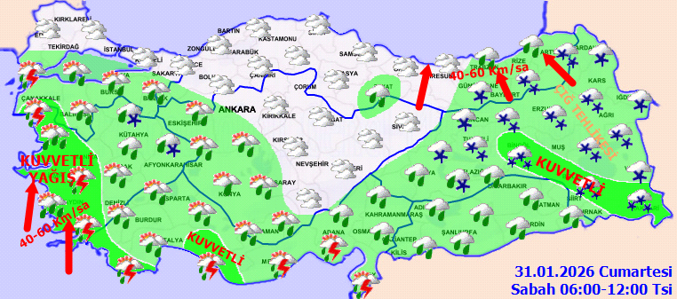 Meteoroloji'den sağanak uyarısı: 18 il i&ccedil;in sarı kod - Resim : 2