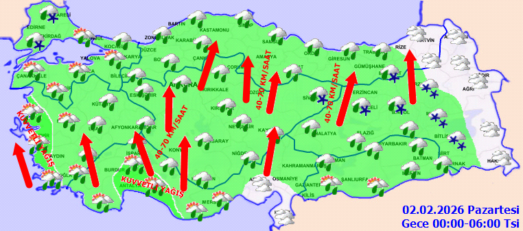 Okulların açılacağı gün nerelere kar yağacak? Meteoroloji paylaştı - Resim : 4