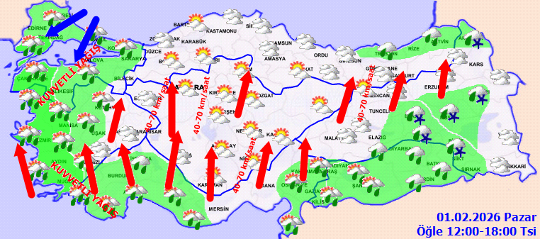 Okulların açılacağı gün nerelere kar yağacak? Meteoroloji paylaştı - Resim : 2