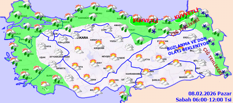 Meteoroloji'den kuvvetli yağış uyarısı - Resim : 1