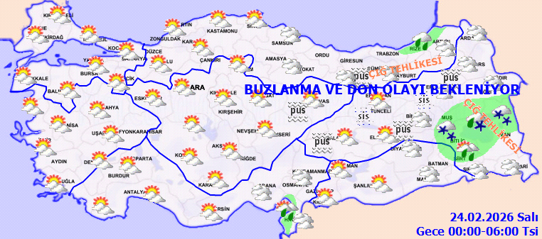 Meteoroloji açıkladı: Kar, sağanak, çığ... Birçok bölgede rüzgar hakim (23 Şubat 2026) - Resim : 3