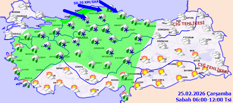 İstanbul’da kar kapıya dayandı: Bu gece yarısı geliyor - Resim : 1