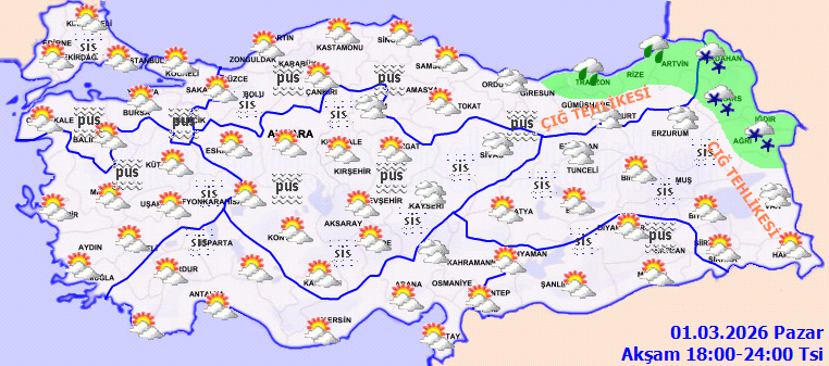 MGM uyardı: Kar yağışı, don ve çığ tehlikesi… Batıda sıcaklık artıyor - Resim : 3