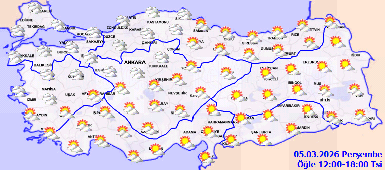 İstanbul'da bir günde iki mevsim; Meteoroloji açıkladı (5 Mart Perşembe) - Resim : 2