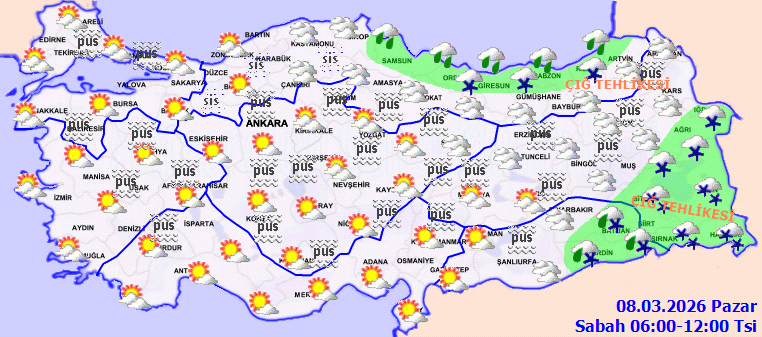 Meteoroloji&rsquo;den iki b&ouml;lgeye kuvvetli r&uuml;zgar uyarısı - Resim : 1