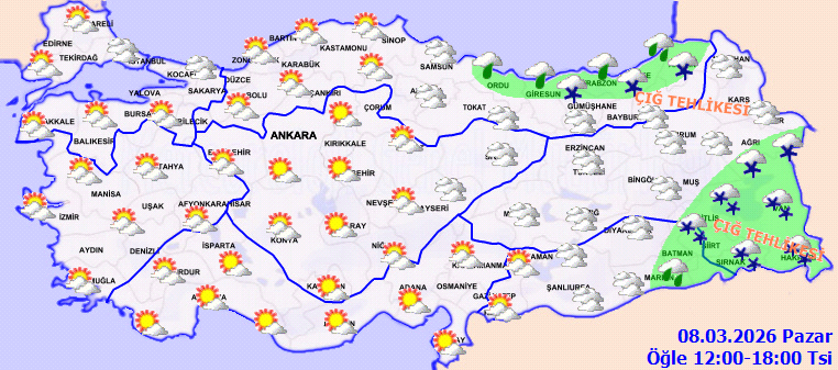 Meteoroloji&rsquo;den iki b&ouml;lgeye kuvvetli r&uuml;zgar uyarısı - Resim : 2
