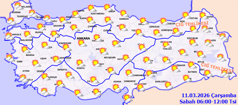Meteoroloji’den ‘turuncu’ alarm: Güneşli havaya sakın aldanmayın - Resim : 3