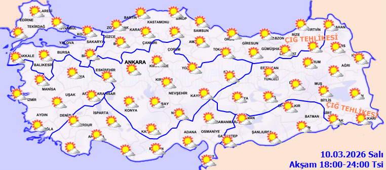 Meteoroloji’den ‘turuncu’ alarm: Güneşli havaya sakın aldanmayın - Resim : 1