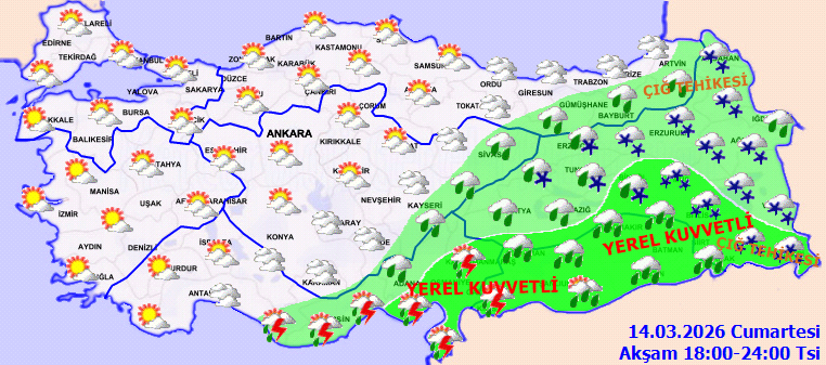 Meteoroloji il il uyardı: Yoğun kar yağışı için saat verdi - Resim: 3