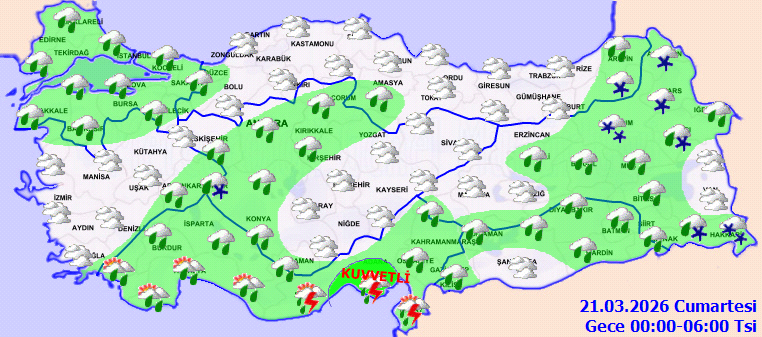 Meteoroloji saat vererek uyardı: Şakır şakır yağacak... Bu illerde kar ve sağnak yağışa dikkat - Resim: 4