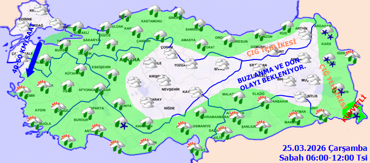 Meteoroloji şehir vererek çok şiddetli uyardı: Dışarı çıkmadan önce bir kere daha düşünün - Resim: 1