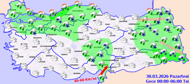 Meteoroloji'den kritik uyarı: Sağanak, kar ve fırtına aynı anda geliyor - Resim : 4