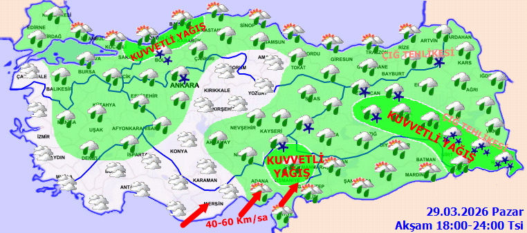 Meteoroloji'den kritik uyarı: Sağanak, kar ve fırtına aynı anda geliyor - Resim : 3