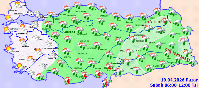 Meteoroloji uyardı: Ege’de fırtına, Doğu’da kar - Resim: 1