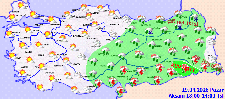 Meteoroloji uyardı: Ege’de fırtına, Doğu’da kar - Resim: 3