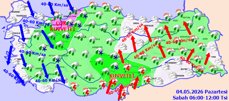 Meteoroloji 5 il için ‘kırmızı kod’ verdi: Çok kuvvetli sağanak vuracak - Resim: 1