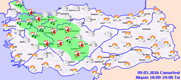 Meteoroloji hafta sonu plan yapanları uyardı: Bu bölgelere gök gürültülü sağanak geliyor - Resim: 3