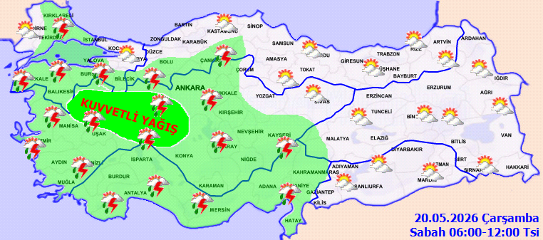 Meteoroloji tarih vererek şehir şehir uyardı: Sıcaklık düşüyor, gök gürültüsü sağanak geliyor - Resim: 1