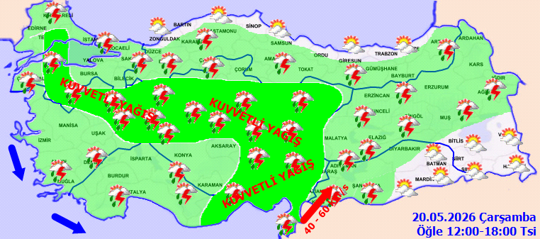 Meteoroloji tarih vererek şehir şehir uyardı: Sıcaklık düşüyor, gök gürültüsü sağanak geliyor - Resim: 2
