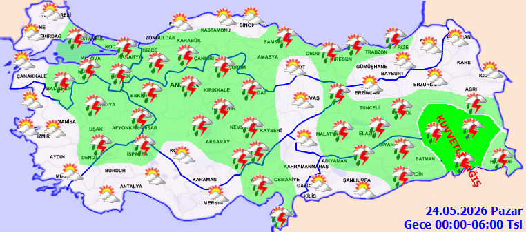Meteoroloji 45 il için sarı kod verdi: Çok şiddetli gök gürültülü sağanak yağış geliyor - Resim: 5
