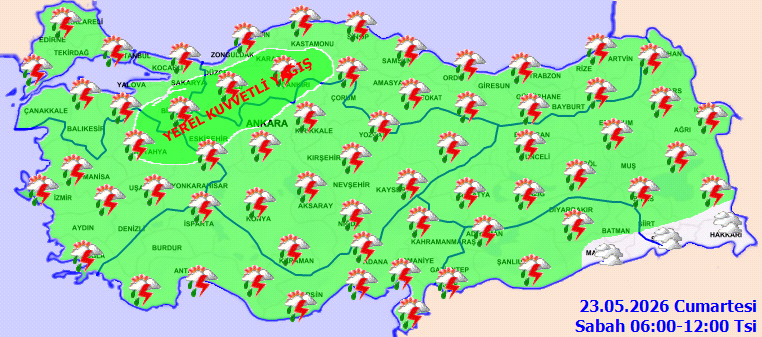 Meteoroloji 45 il için sarı kod verdi: Çok şiddetli gök gürültülü sağanak yağış geliyor - Resim: 2